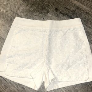J. Crew Mini White Shorts Sz 0